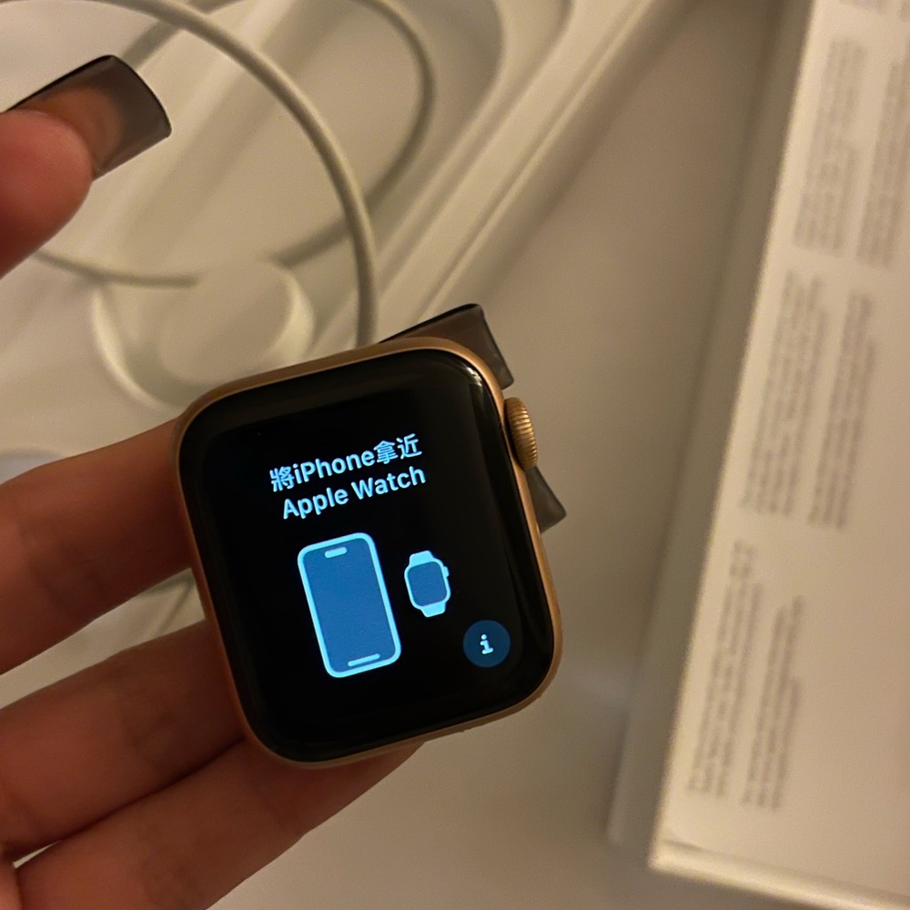 Series 5 pink Apple Watch